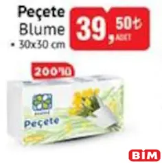 BLUME PEÇETE 30X30 CM 200'LÜ